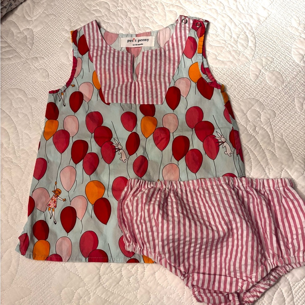 Petit Peony 12-18m set